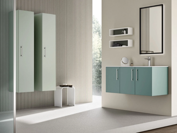 ECLIPSE ECL04 - Wall-mounted vanity unit by Gruppo Geromin - view 2